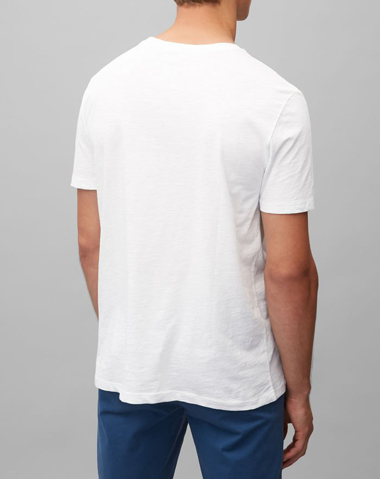 Marc O'Polo T-Shirt MC Message Coton Organic blanc