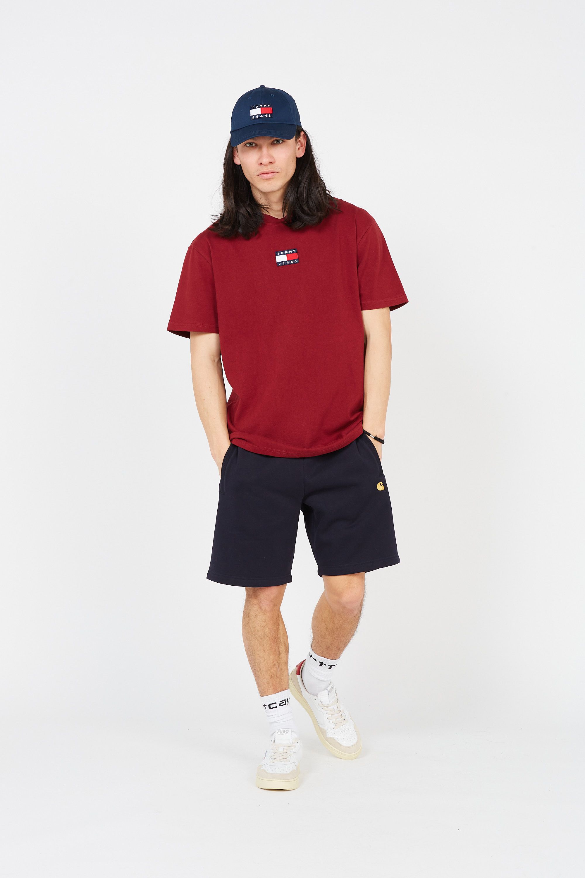 CARHARTT WIP Short CHASE Bleu