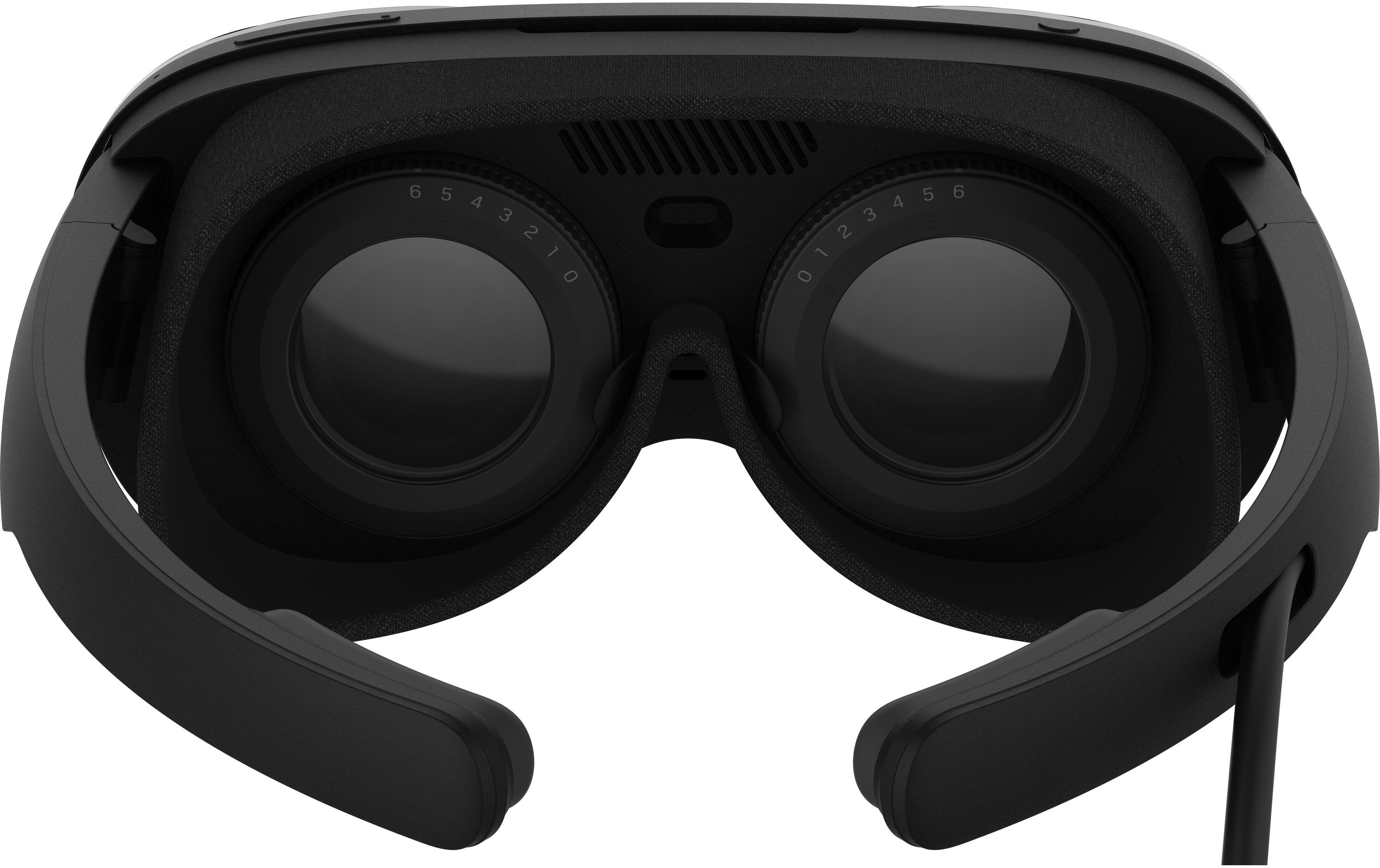 VR-Brille Vive Flow<br>Ultraleichte, faltbare und immersive VR-Brille mit austauschbaren Gesichts- und Schläfenpolstern