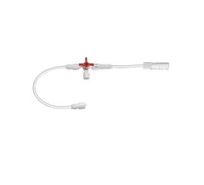 Argon mellomstykke han-3veiskran/funnel 15 cm steril 25 stk