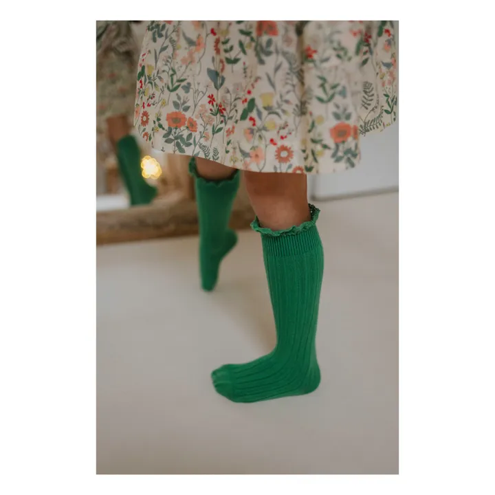 Collégien Chaussettes Joséphine x Smallable | Vert Jade