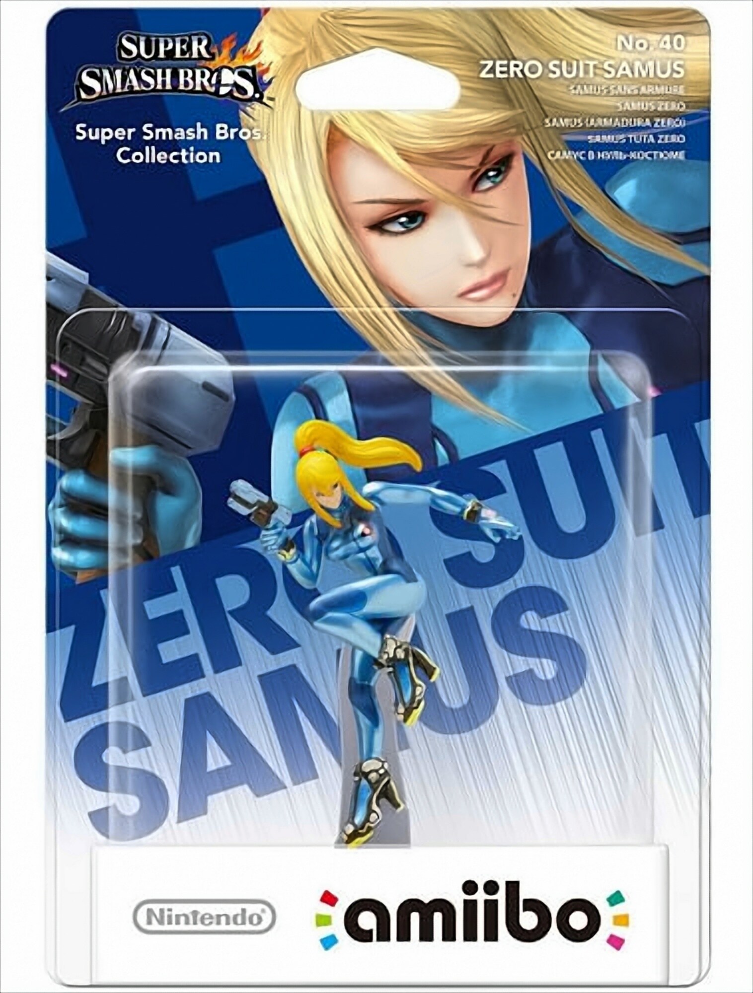 amiibo Smash Zero Suit Samus #40 Figur