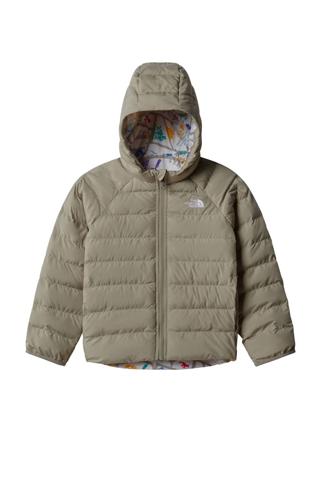 The North Face reversible jas Perrito grijs/multi