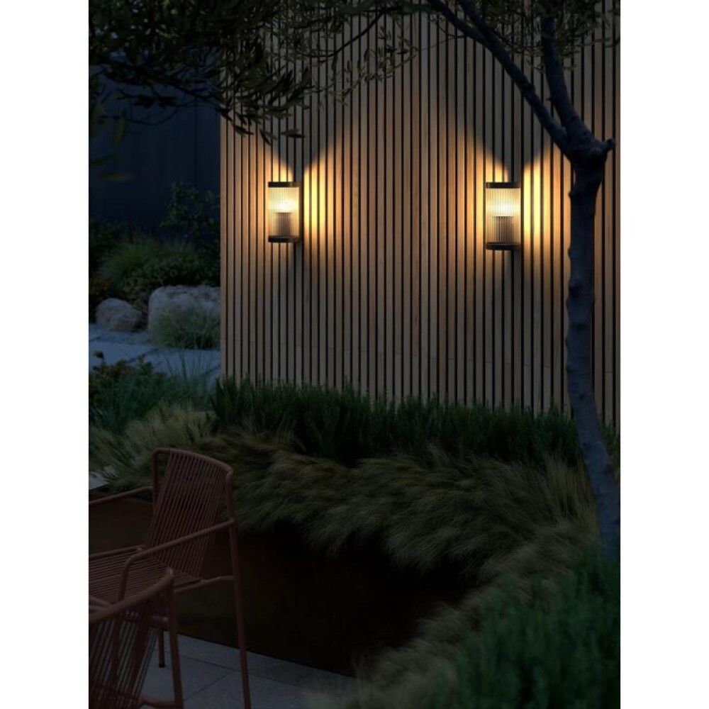 VEGGLAMPE NORDLUX COUPAR SVART