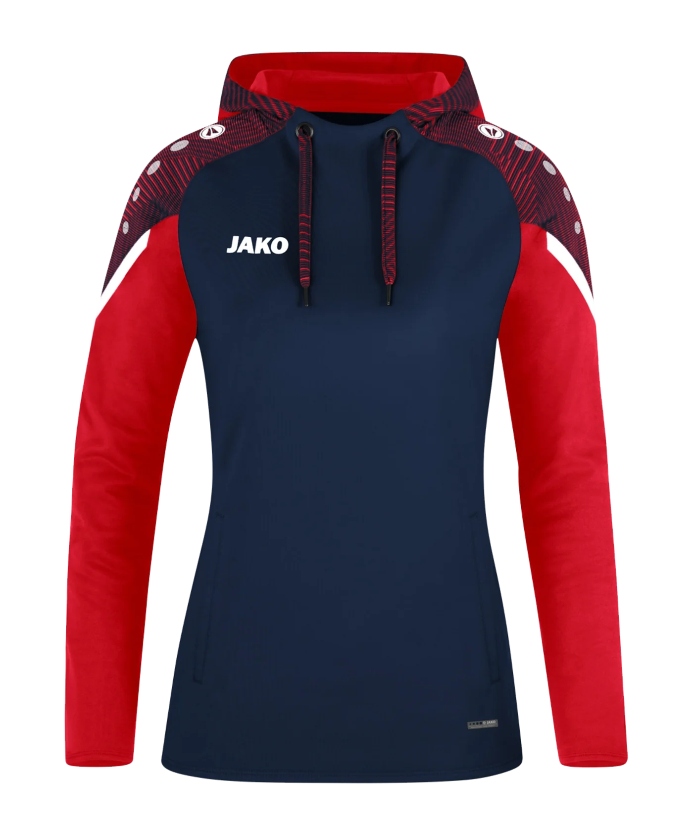 JAKO Performance Hoody Damen Blau Rot F909