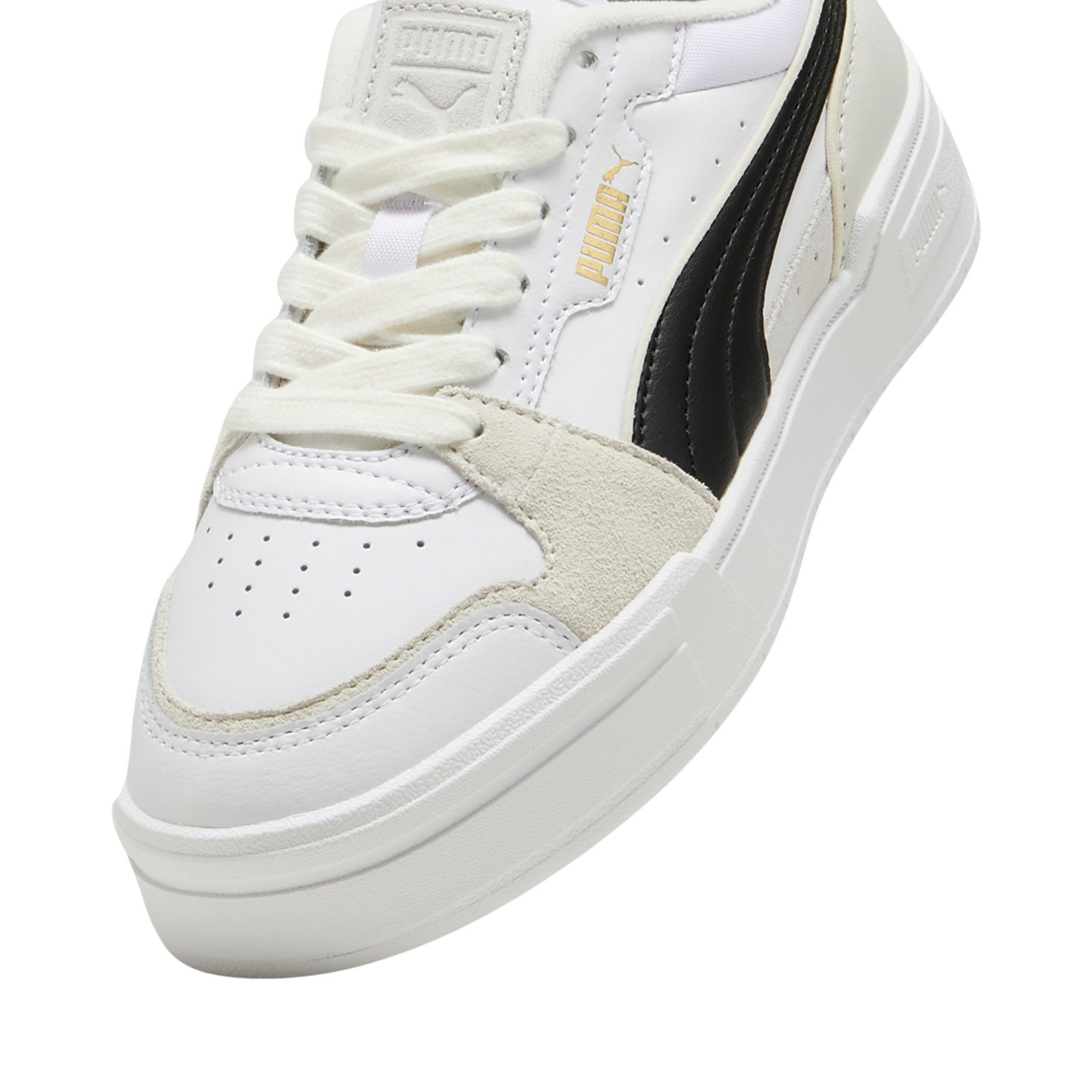 PUMA CA Pro Lux III Sneakers Kids Wit Zwart Beige Goudq