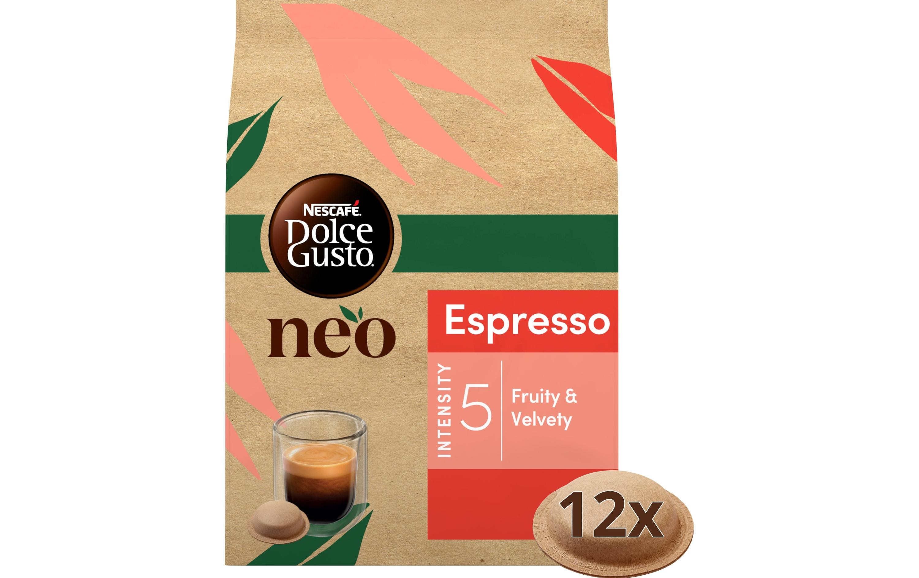 Kaffee-Pods Espresso 12 PortionenPods für die Nescafé Dolce Gusto NEO Kaffeemaschine von Delonghi