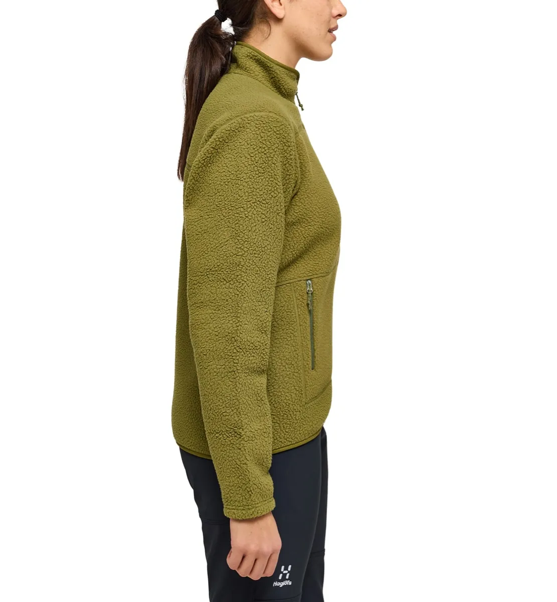 Haglöfs Women's Mossa Pile Jacket Olive Green