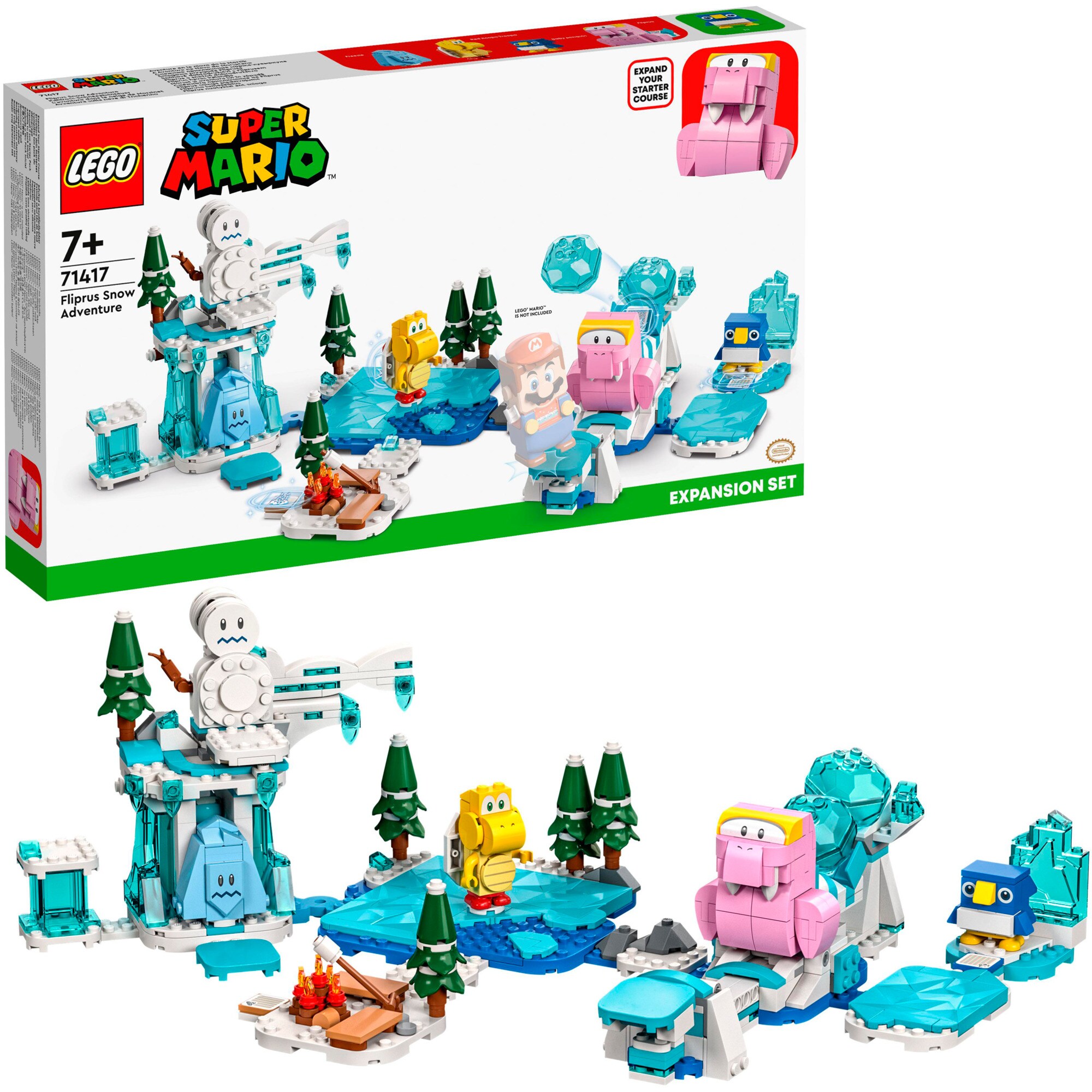 LEGO Konstruktionsspielzeug Super Mario Kahlross-Abenteuer - Erweiterungsset