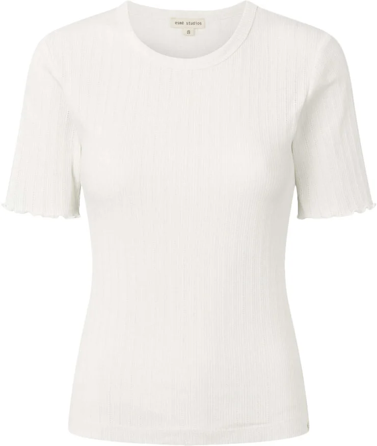 esmé studios ESElla SS Top - GOTS Snow white