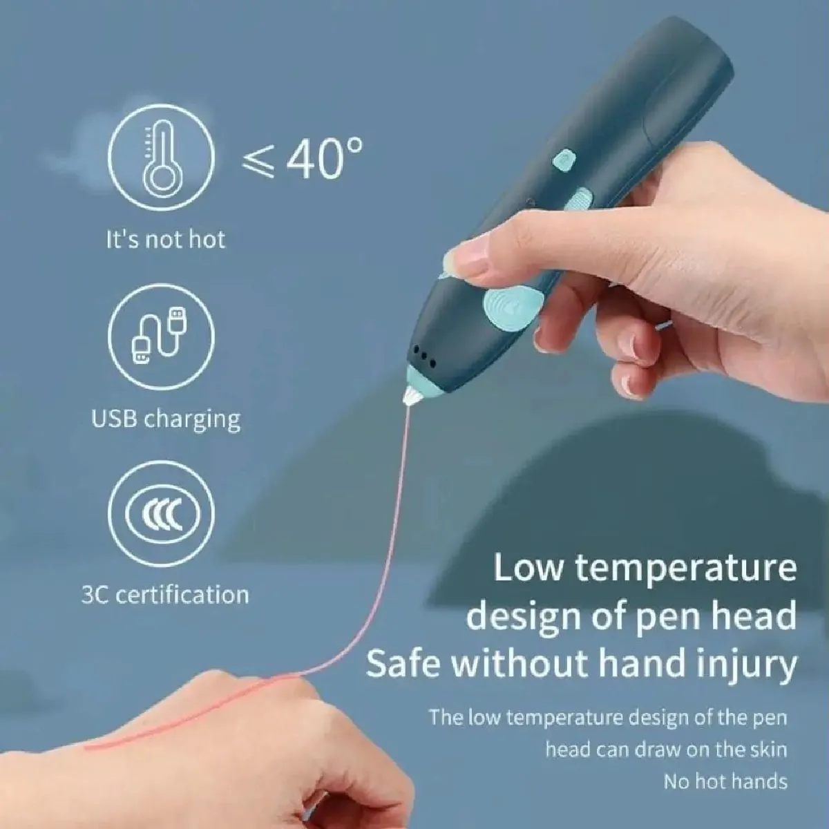 Yonis Stylo 3D Enfant DIY Recharge USB