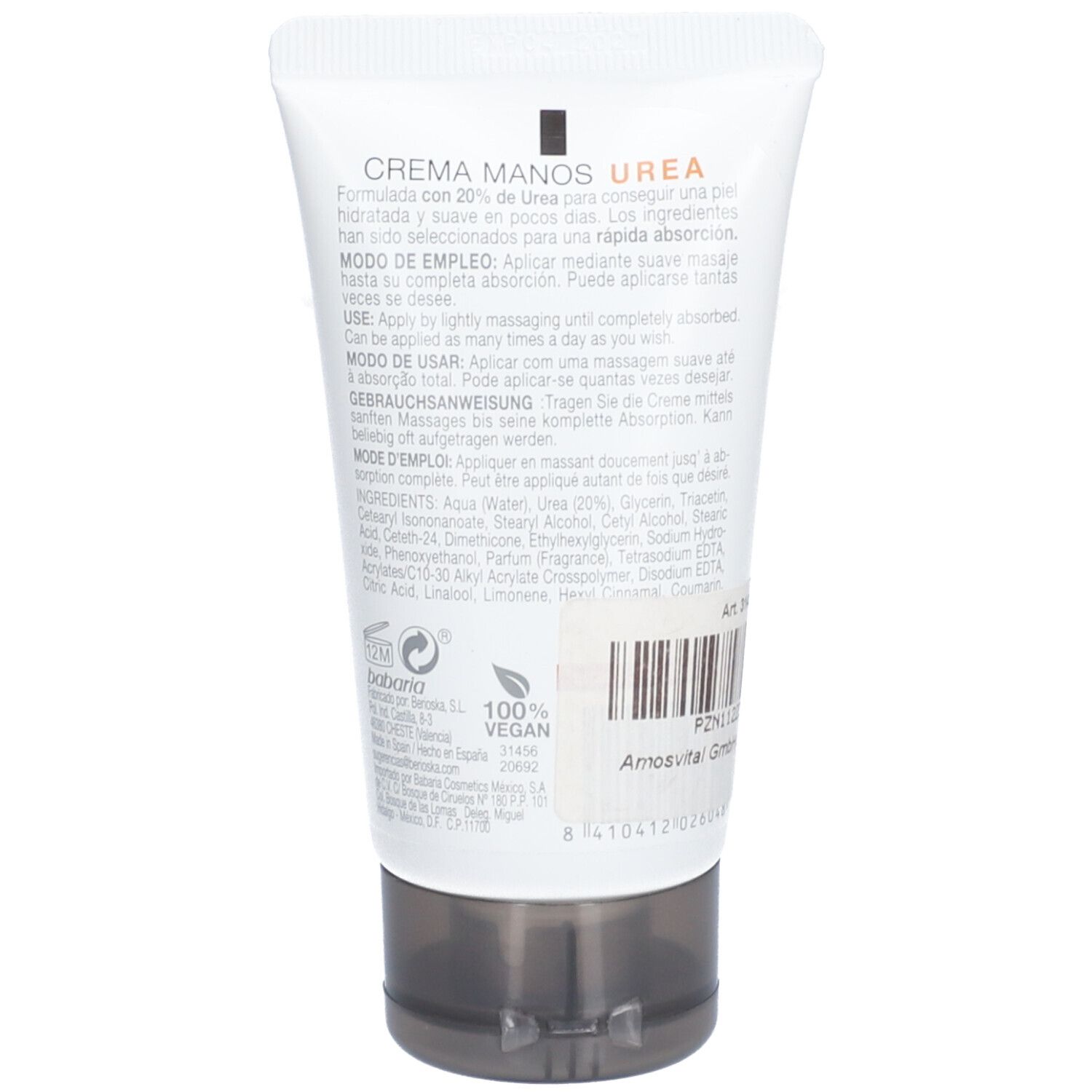 babaria 20% Urea Hand- & Nagelcreme