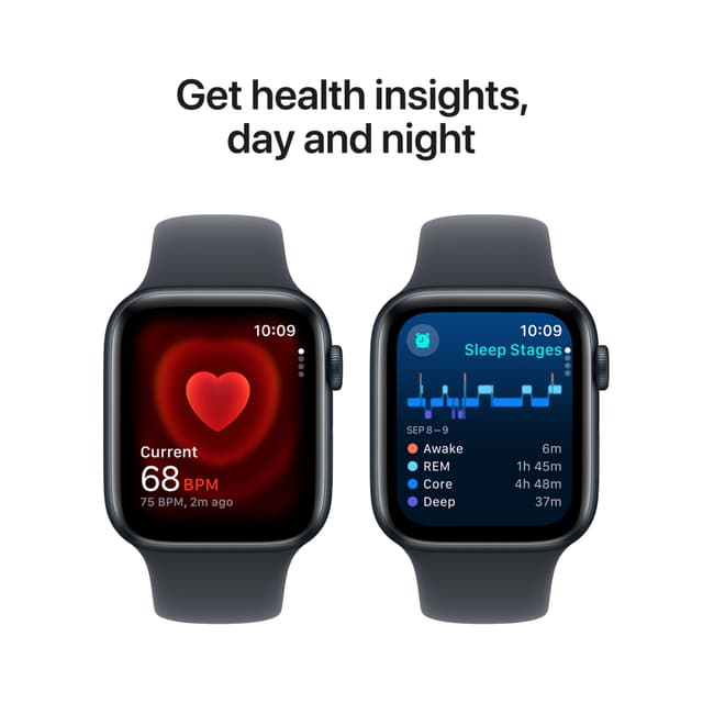 Apple Watch SE 2nd Gen 44mm LTE (Midnight Alu/Midnight sport band S/M)