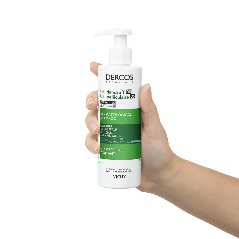 Vichy Dercos Technique Anti-Dandruff Shampoo Normal Hair - 390 ml.
