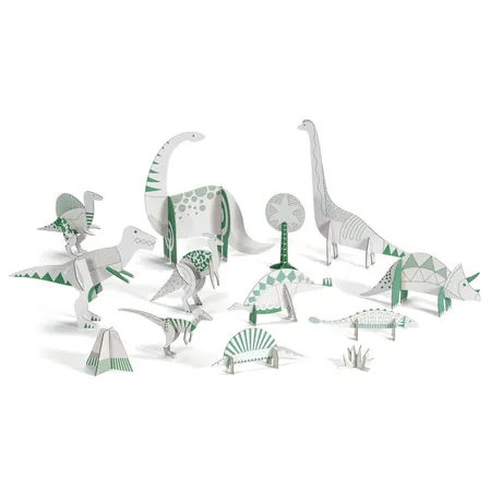 Djeco Malen und Stecken: Dinosaurier