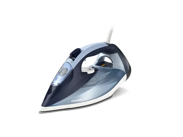 [OUTLET] - Philips Azur 7000 Series DST7020 - Dampstrygejern - såleplade: SteamGlide Plus - 2800 W - lyseblå/mørkeblå