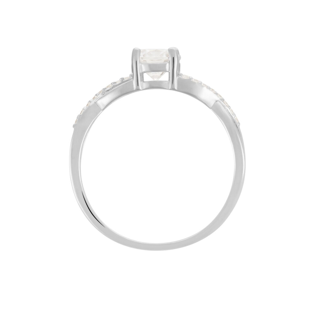 Bague Maryna Argent Blanc Oxyde De Zirconium