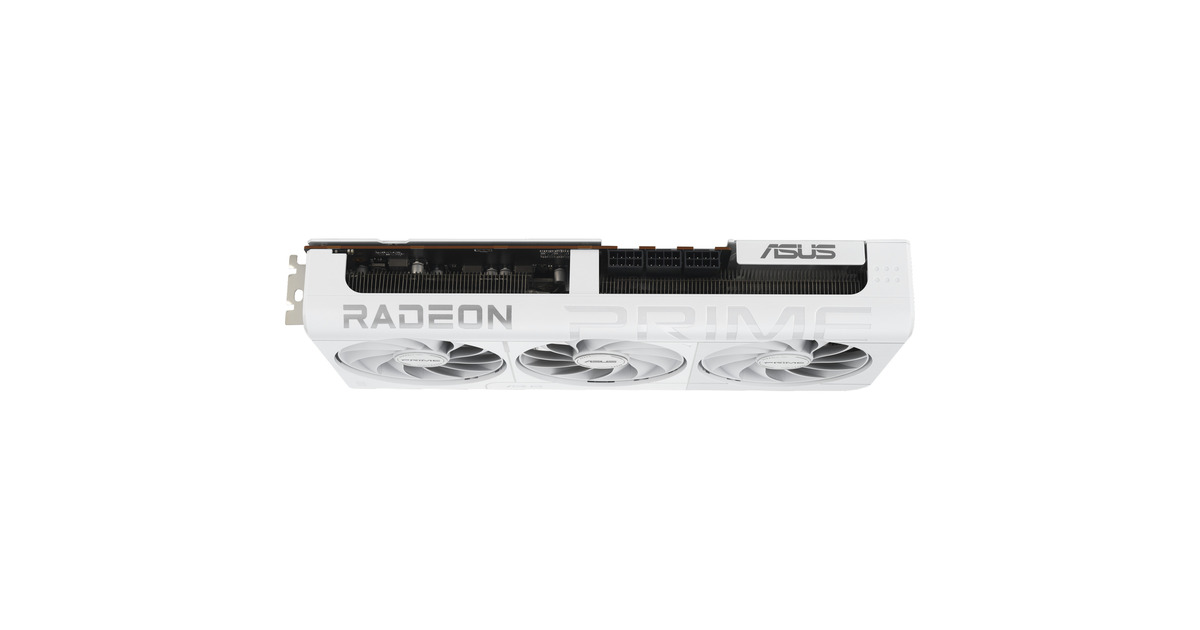 ASUSRadeon RX 9070 XT PRIME WHITE OC Edition grafische kaart  (Wit, 3x DisplayPort, 1x HDMI 2.1, RDNA4)
