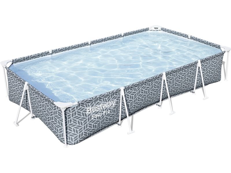 Bestway Pool Steel Pro 366 x 201 x 66 cm 201 x 66 cm Gerahmtes rechteckiges Pool