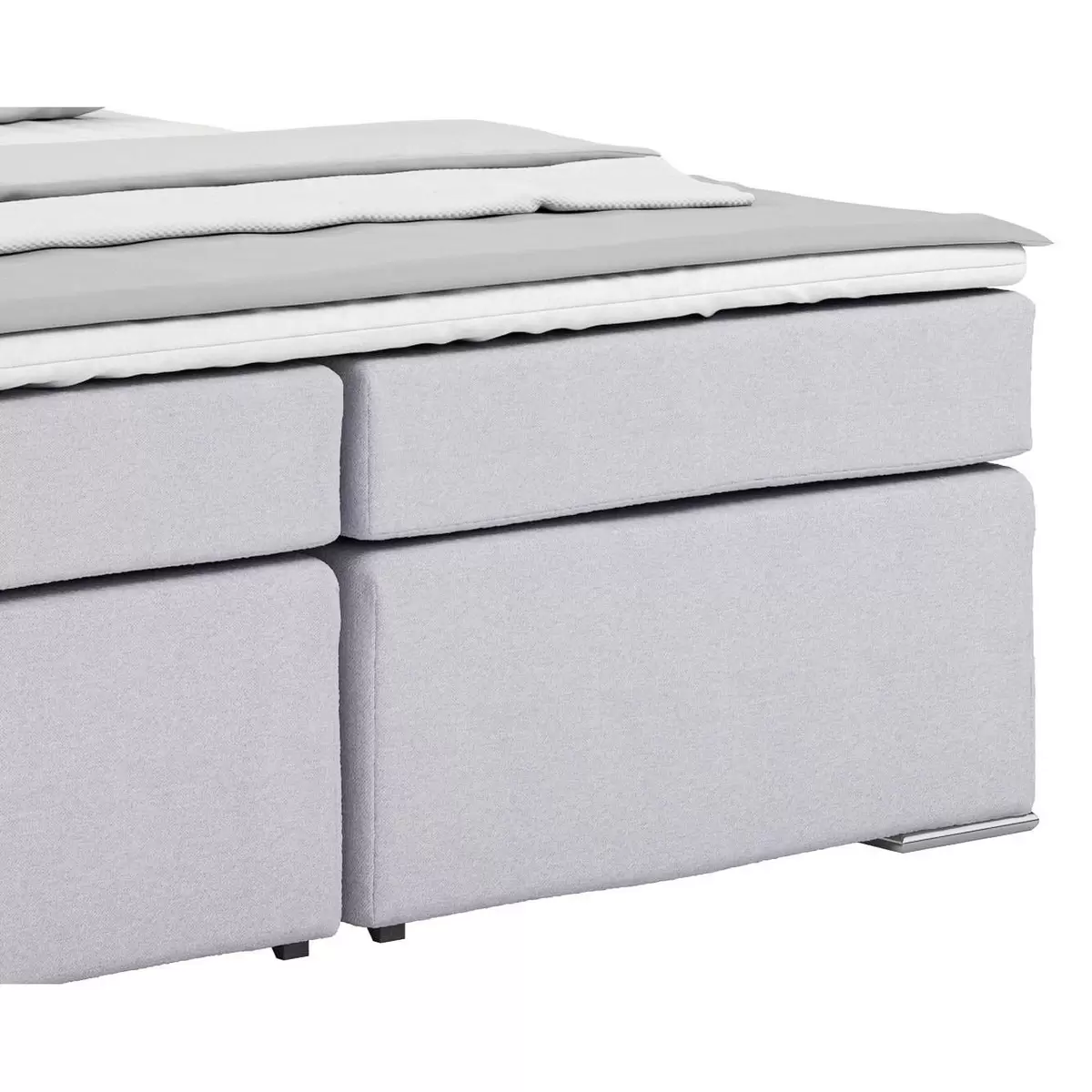 Boxspringbett Nero 180 x 200 Hellgrau