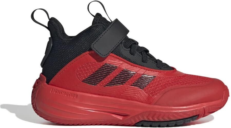 Adidas Own The Game 3.0 Junior Basketbalschoenen Rood Zwart
