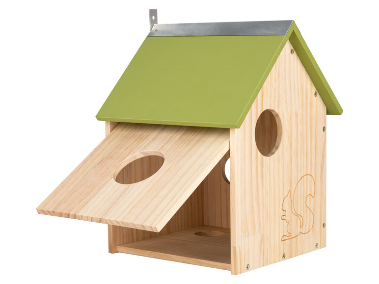 Huisje voor een eekhoorn of vleermuis