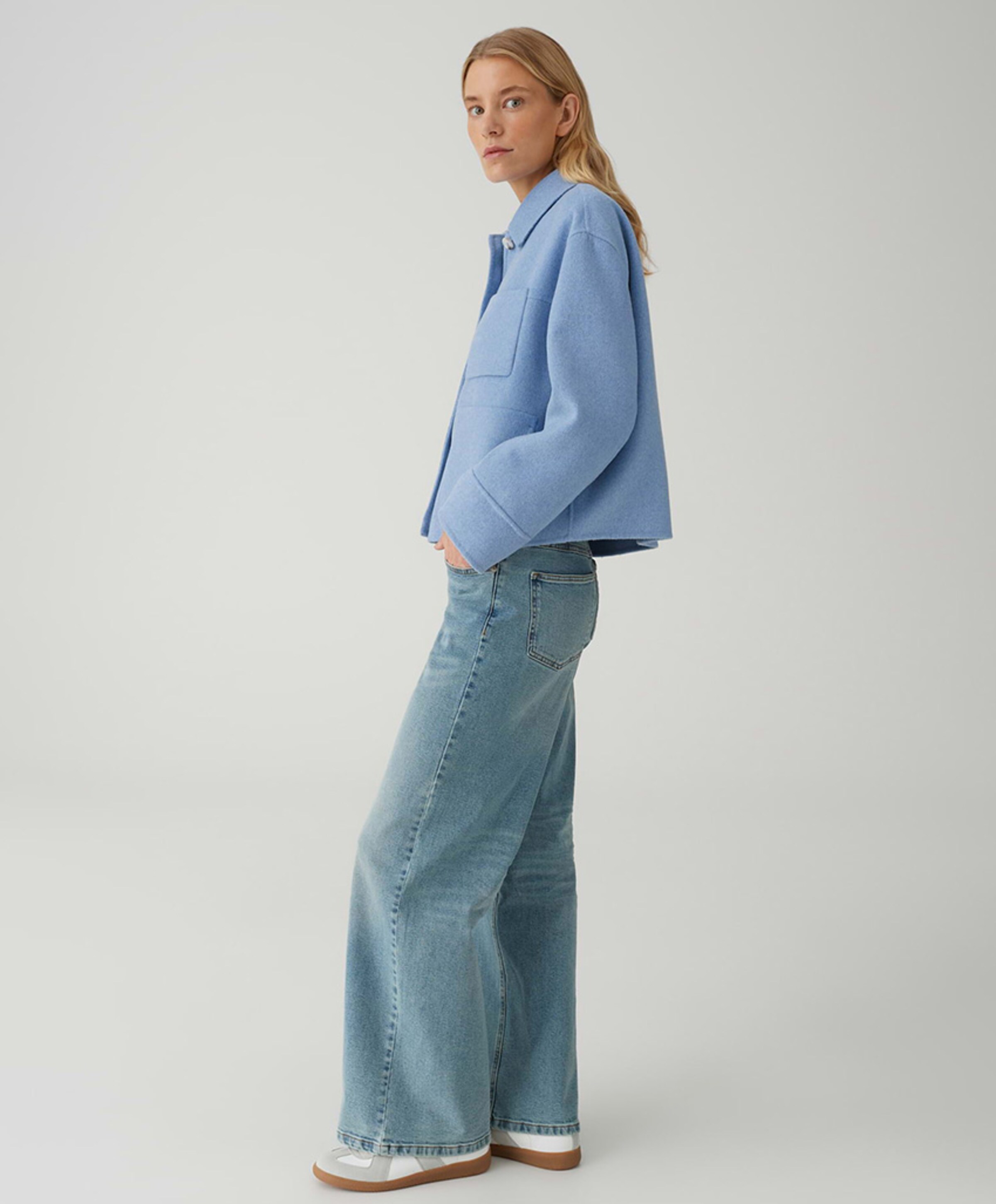 OPUS Dames jas blauw