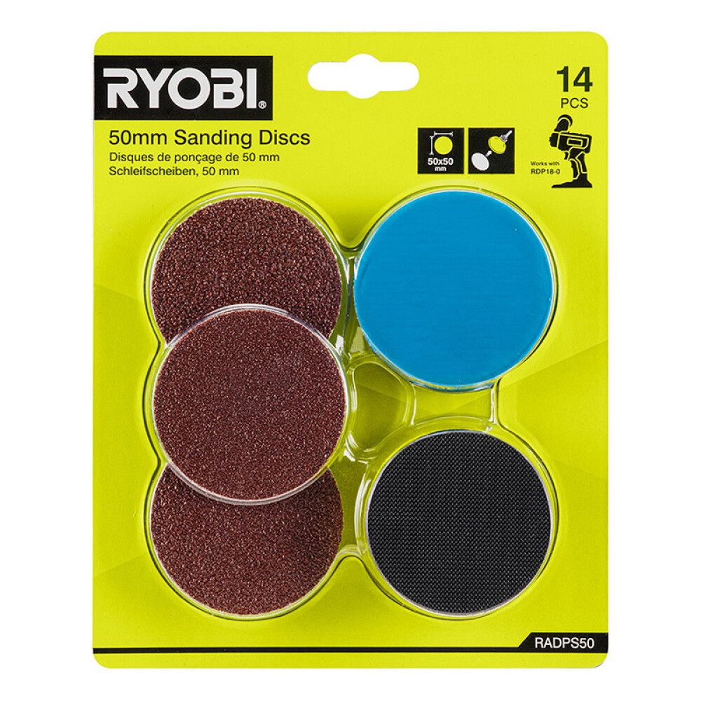 SLIPESKIVE SETT RYOBI RADPS50