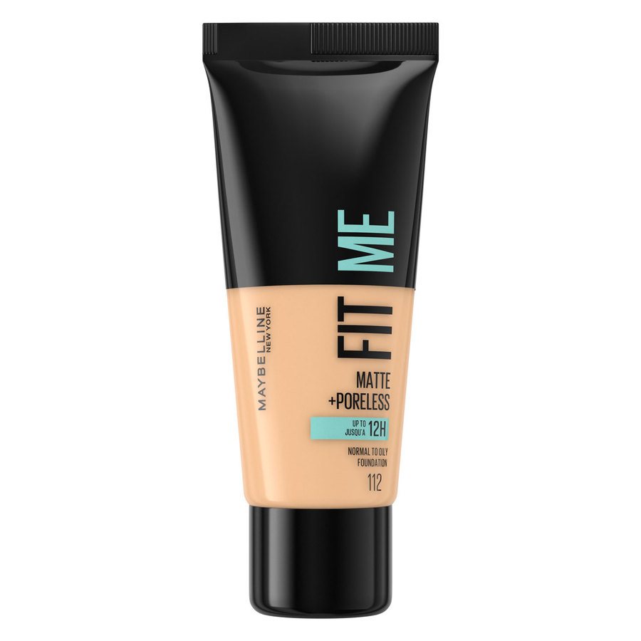 Maybelline New York Fit Me Matte + Poreless Foundation 112 Soft Beige 30ml