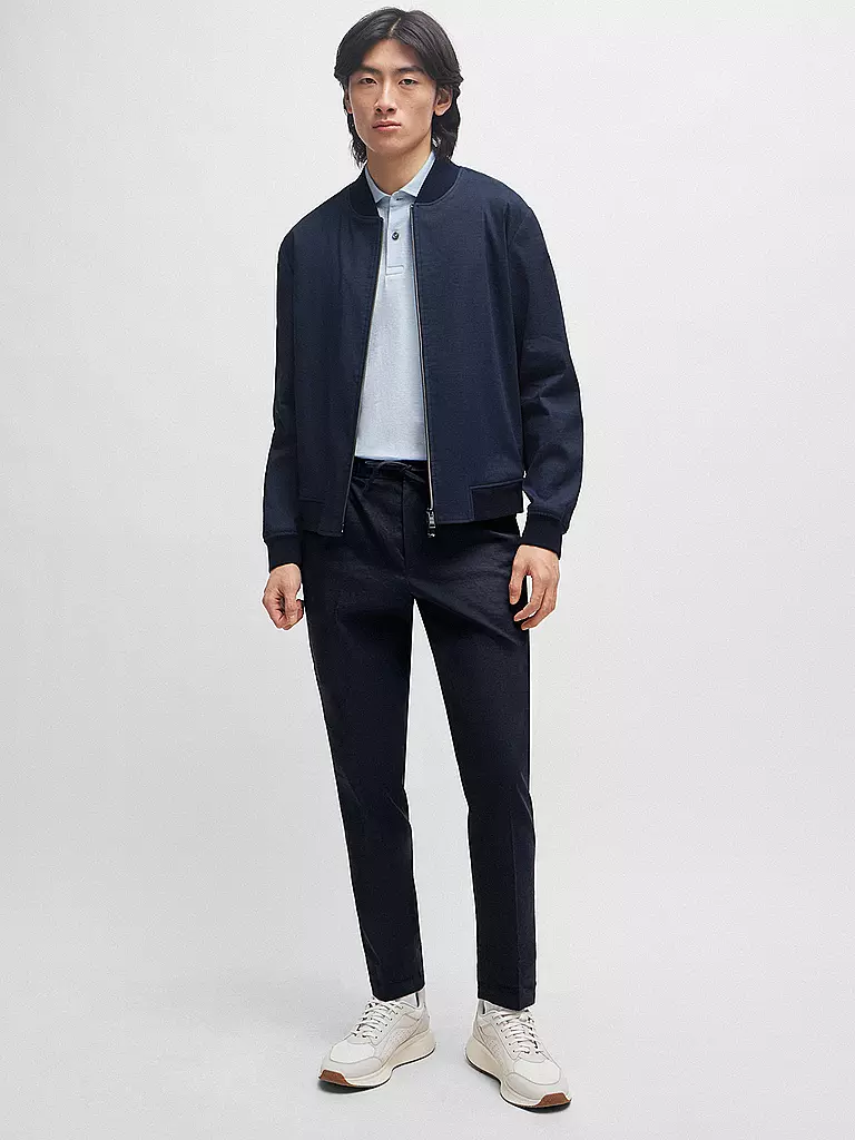 BOSS Poloshirt Regular FIt PRESS hellblau