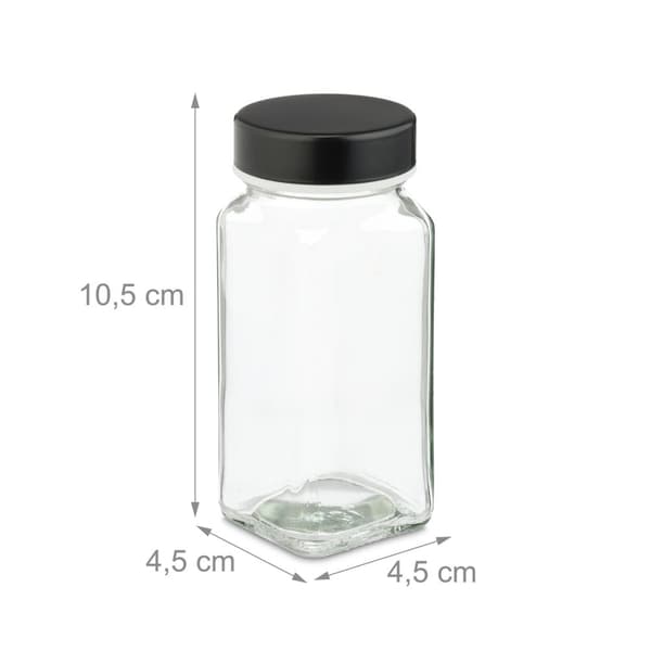 Krydderhylle med 24 glass