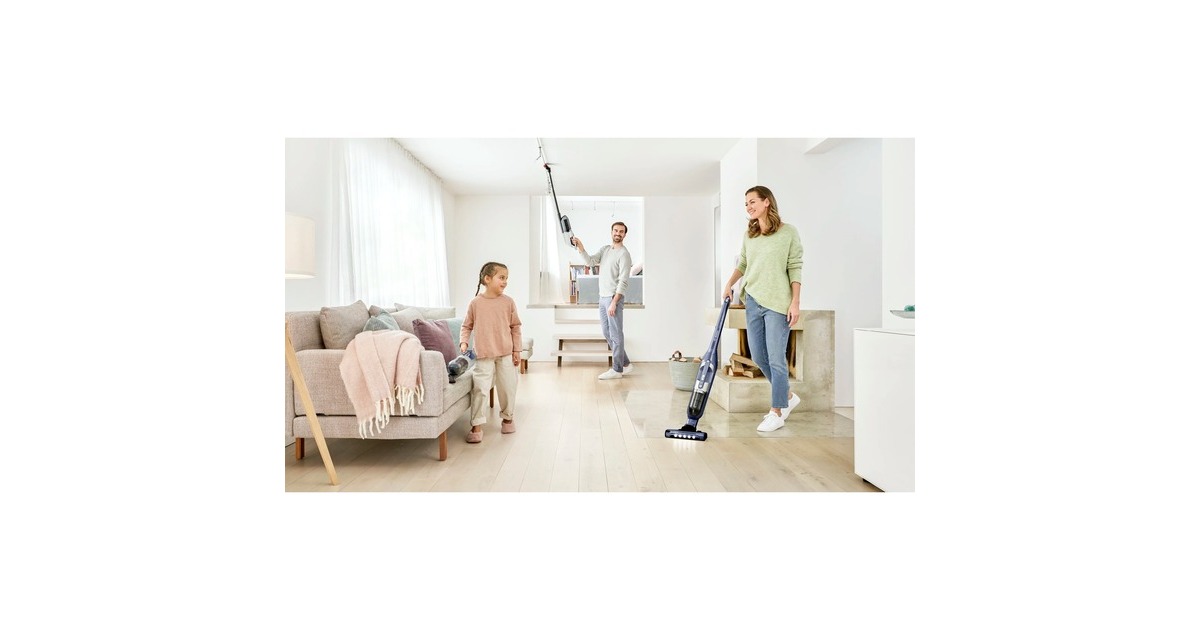 BoschSerie 4 Draadloze steelstofzuiger Flexxo Gen2 28Vmax  (Donkerblauw, 2 in 1)