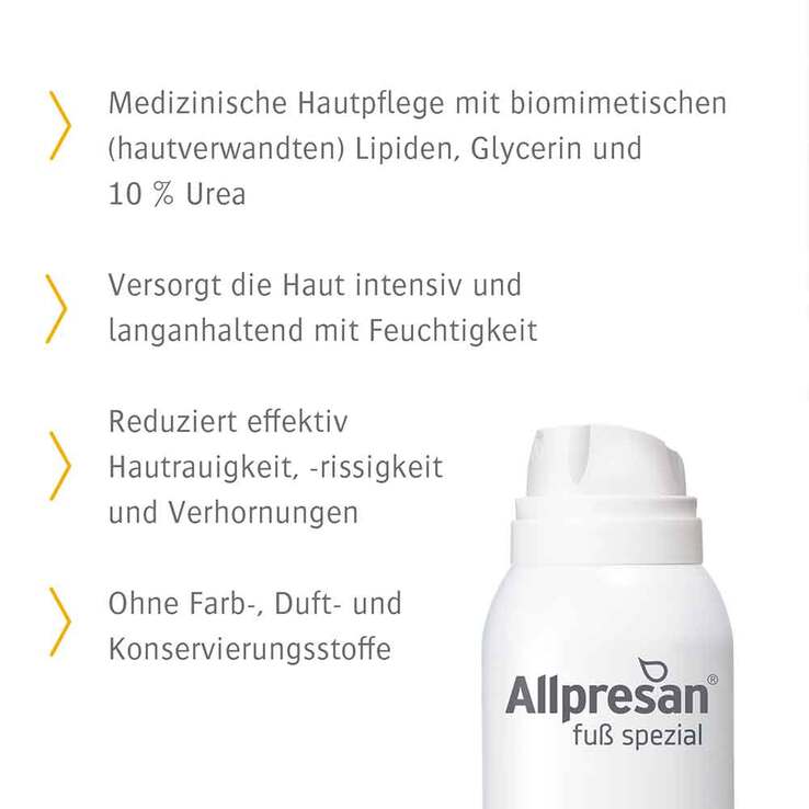 Allpresan Fuß spezial original Schaum-Creme sehr trockene Haut Nr.3, 125 ml