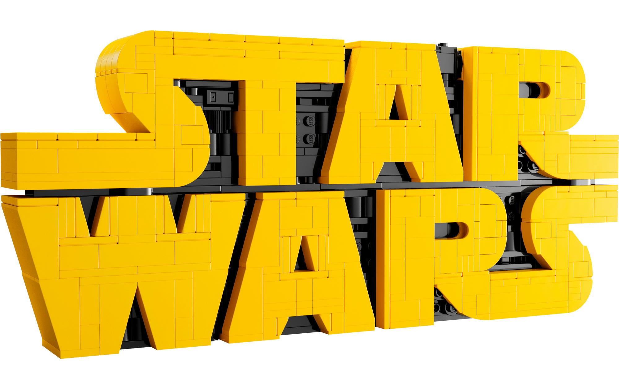 Star Wars Logo aus Lego Steinen 75407Bauset