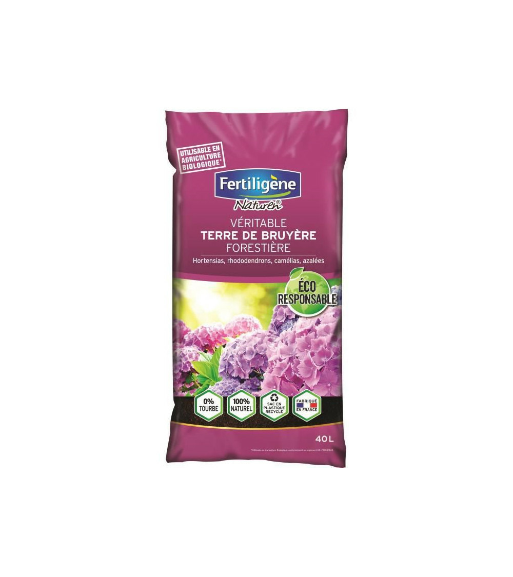 Véritable terre de bruyere forestiere naturen - 40 l