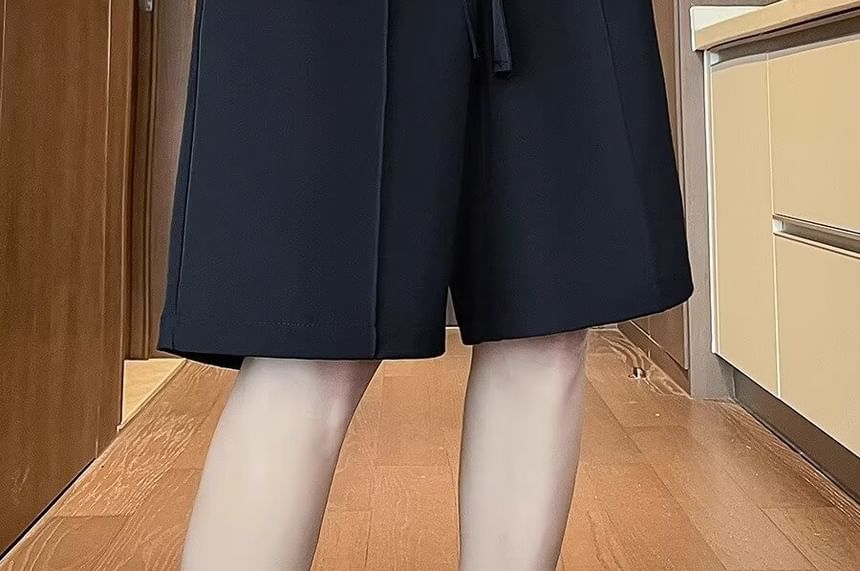 Zoslane - Mid Rise Plain Shorts