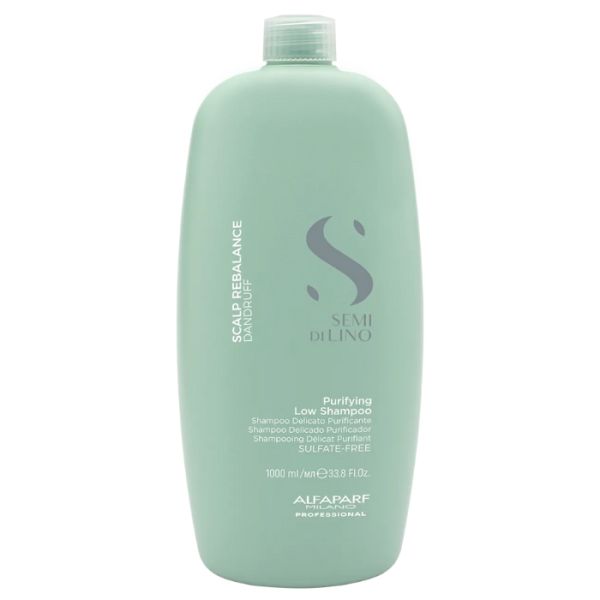 Shampooing doux purifiant pellicules sèches et grasses Scalp Semi Di Lino 1000ml