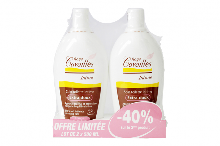 Soin toilette intime 2x500 dont -40%