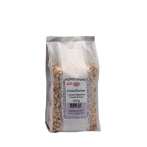 MORGA Dinkelflocken<br>500 g, Beutel, Demeter