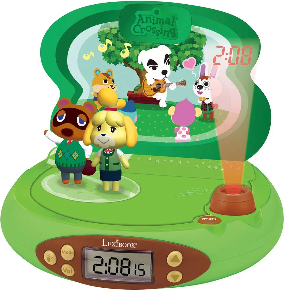 ANIMAL CROSSING - REVEIL PROJECTEUR AVEC SONS