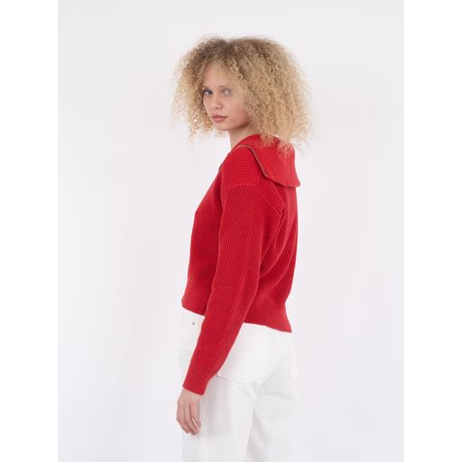 Neo Noir Masja Knit Cardigan, Red, 34