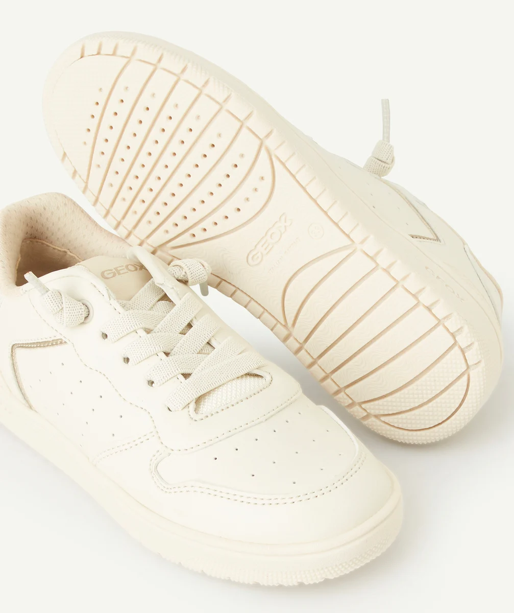GEOXBASKETS WASHIBA FILLE BLANC CASSÉ
