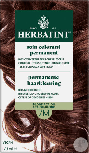Herbatint Soin Colorant Permanent 7M Blond Acajou 170ml