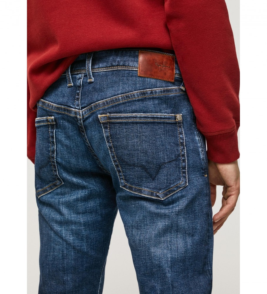 Calça jeans Pepe Jeans Hatch Slim azul marinho