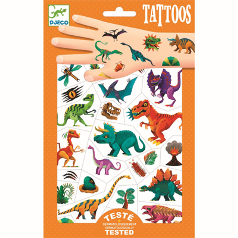 Djeco Tatoveringer med Dinosaurer