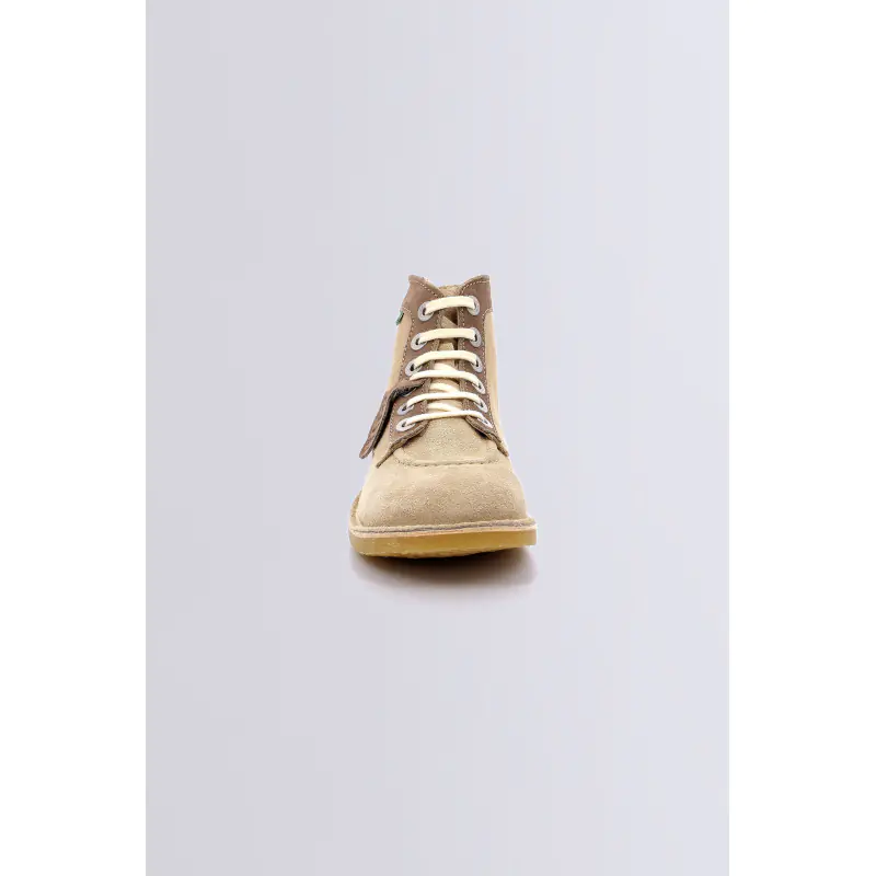 Kicklegend Beige BOTTINES Cuir Femme