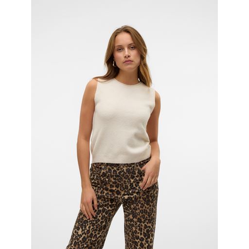 Vero Moda Lucille Knit Tanktop, Birch, XL