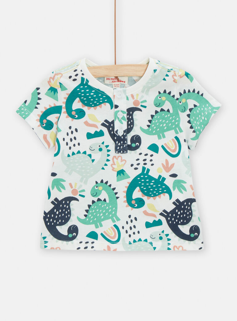 T-shirt à col tunisien pour bébé garçon