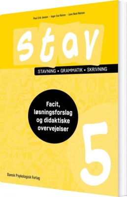 Stav 5 - Facit, Løsningsforslag Og Didaktiske Overvejelser - Poul Erik Jensen - Bog