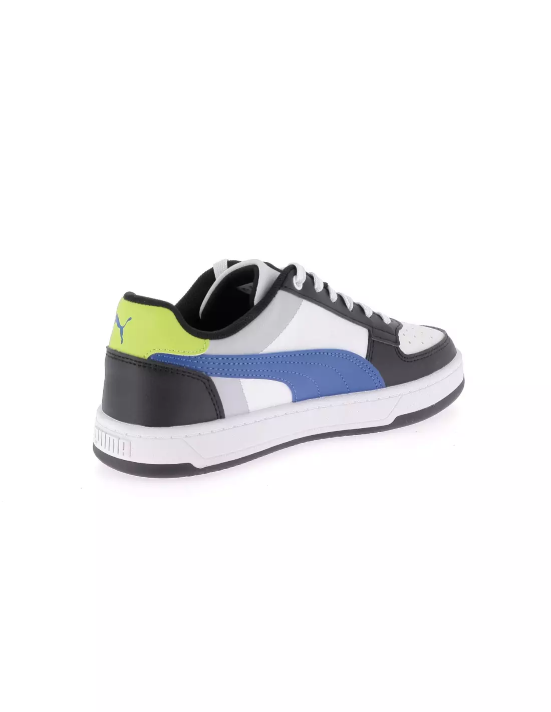 PUMA CAVEN 2 BLOCK JR - Baskets NOIRVERTBLEAU